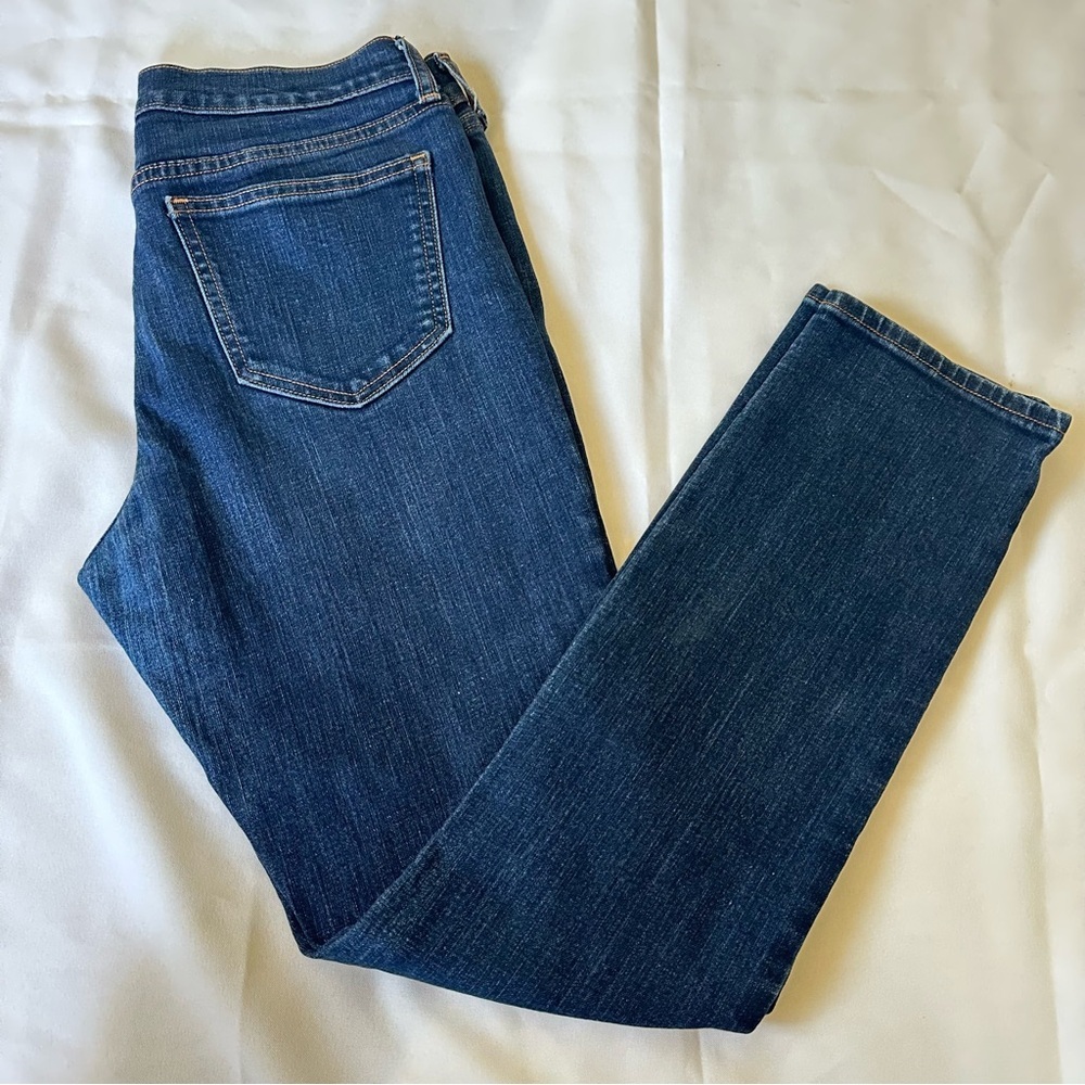 Old Navy Blue Straight Leg The Sweetheart Jeans Size 6 - Picture 2 of 7